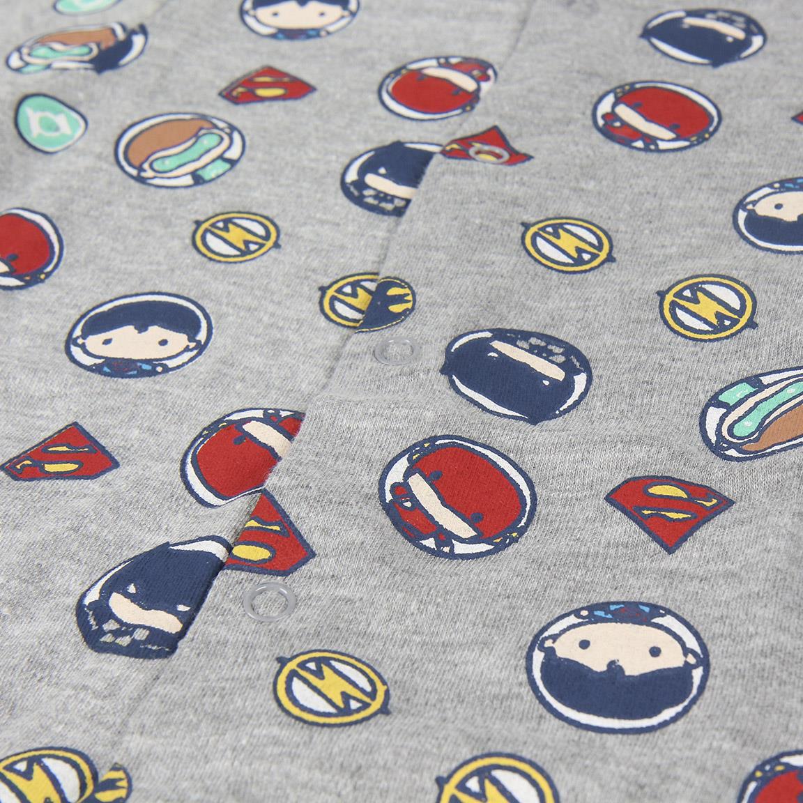 Superman baby sleepsuit Newborn Justice League - 3 months