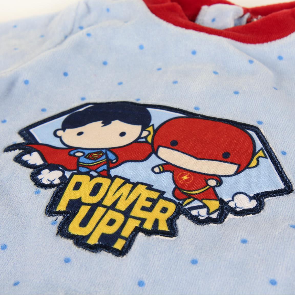 Superman baby sleepsuit Newborn Power up - 3 months