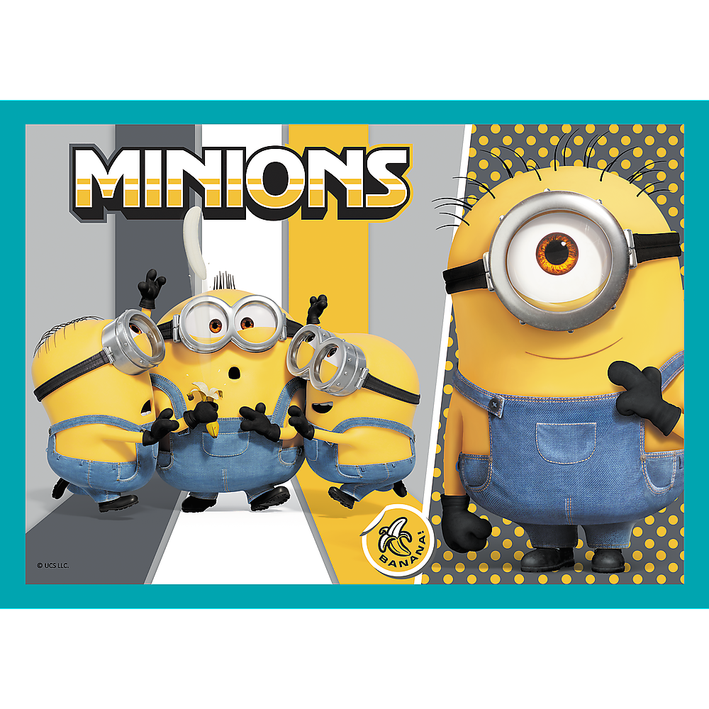 Minions 4 in 1 puzzle