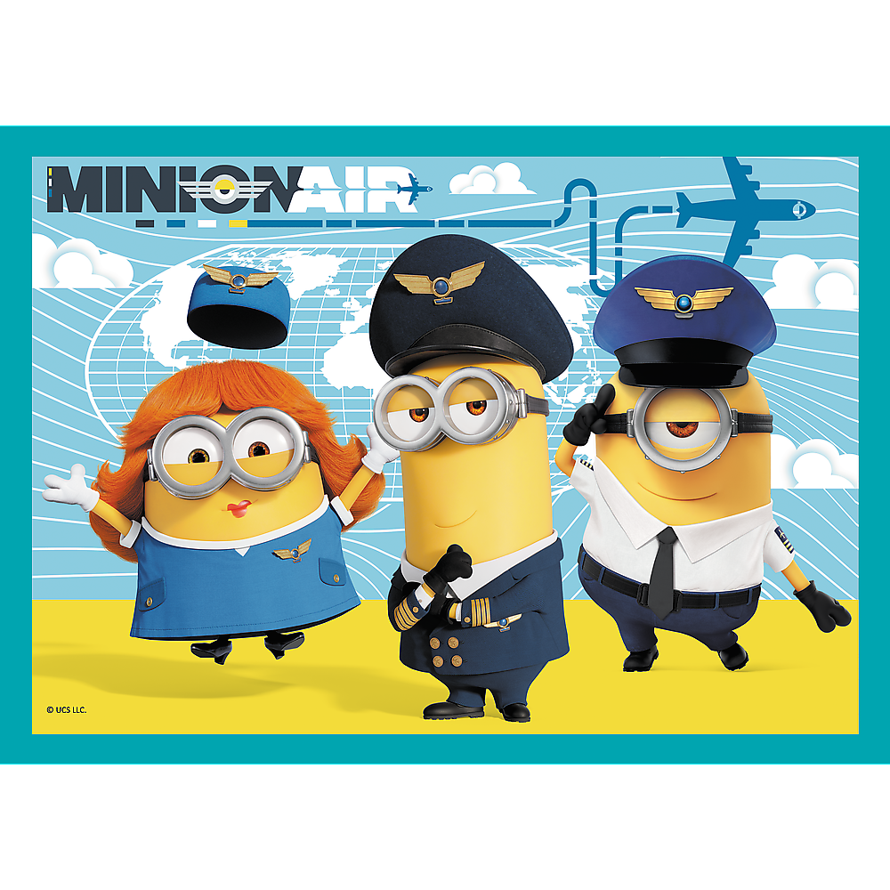 Minions 4 in 1 puzzle