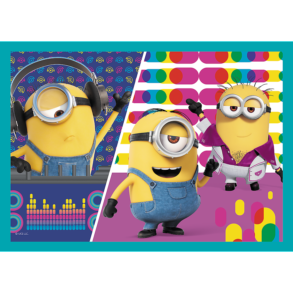 Minions 4 in 1 puzzle