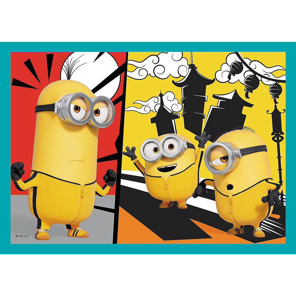 Minions 4 in 1 puzzle