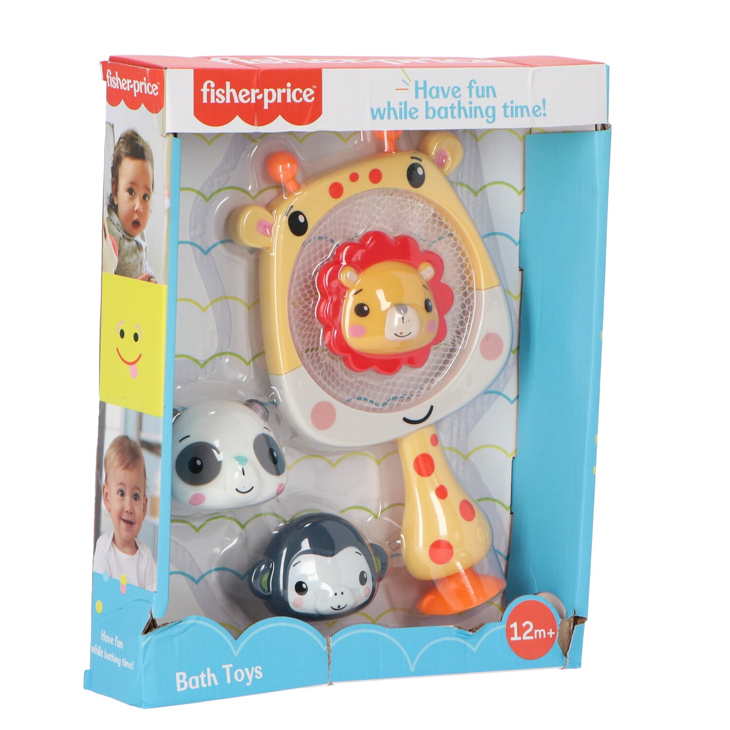 Fisher-Price Baby Bath Animals with Scoop Net