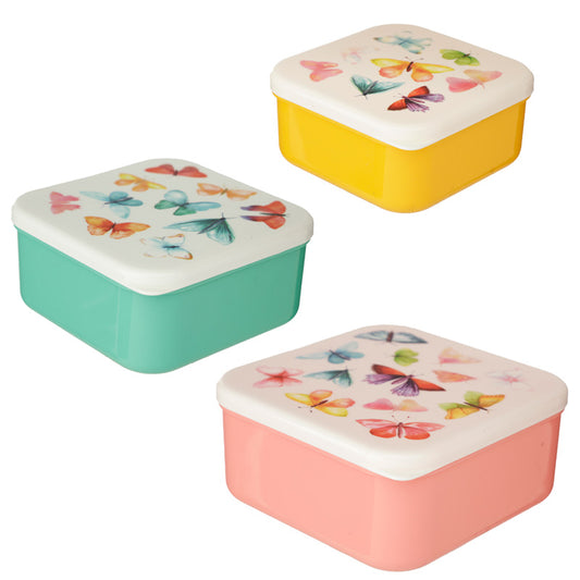 Set of 3 Lunch Box Butterfly House Pick of the Bunch