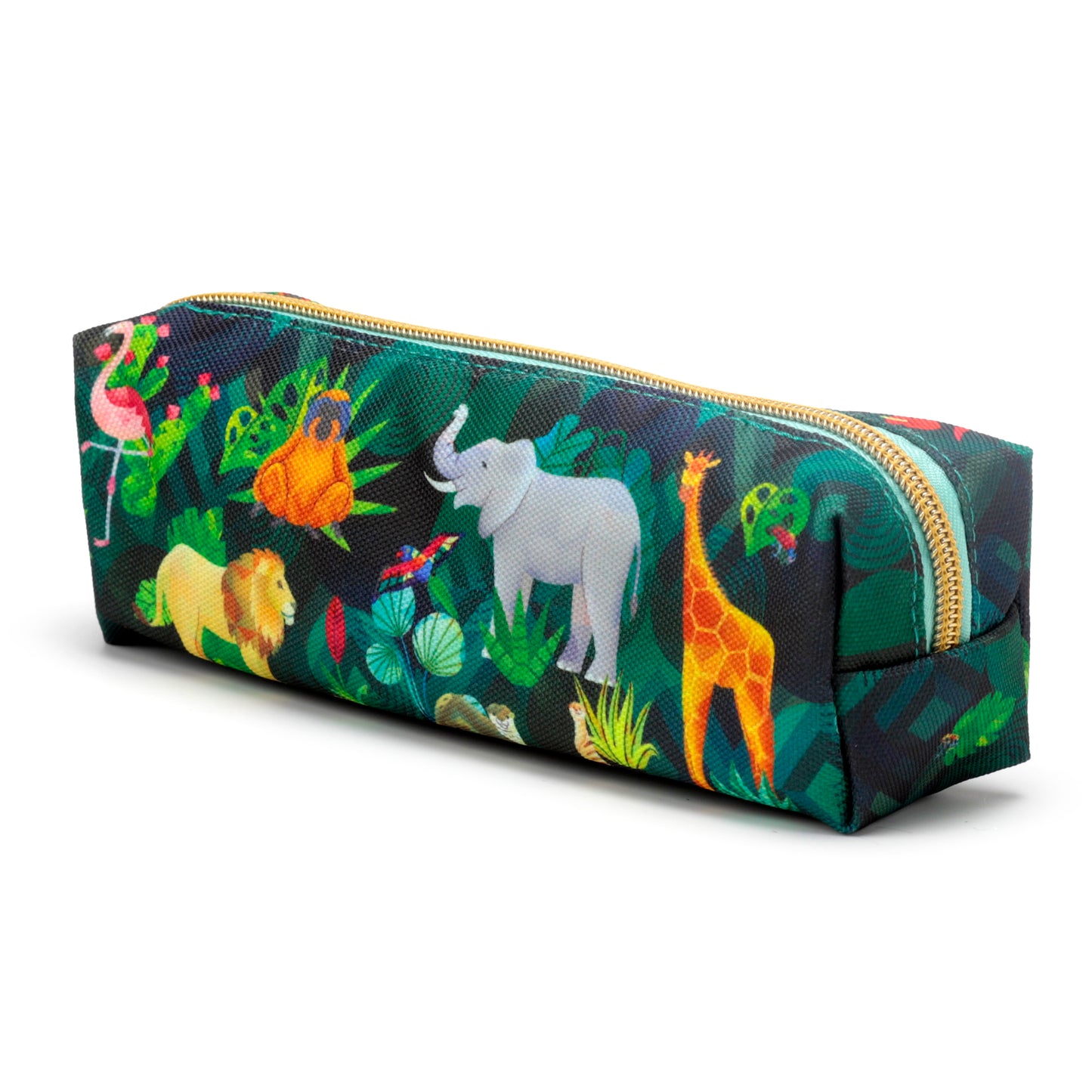 Animal Kingdom Canvas Pencil Case