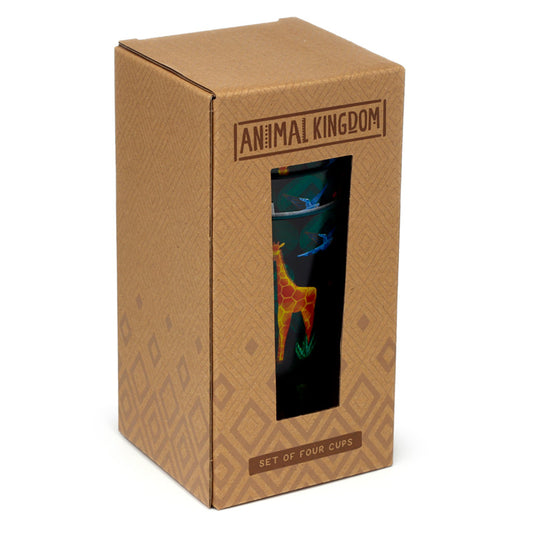 Animal Kingdom Set of 4 Picnic Cups