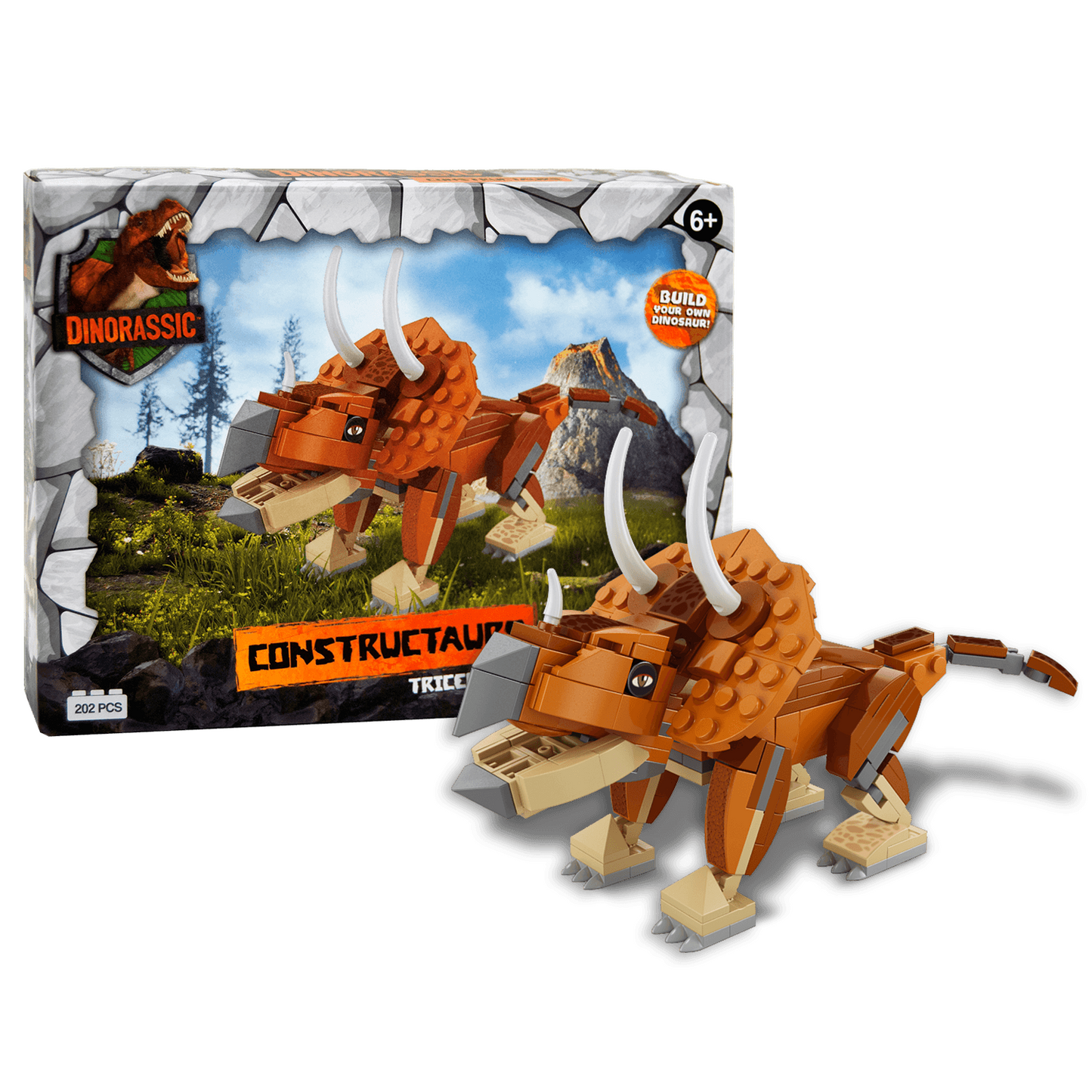 Dinorassic Building Blocks - Triceratops