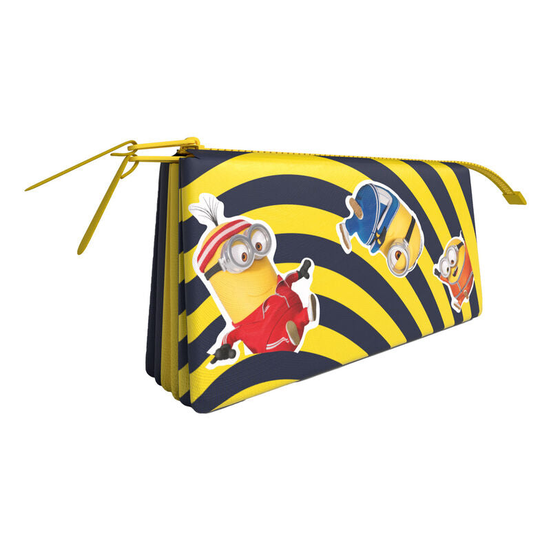 Minions Triple Pencil Case