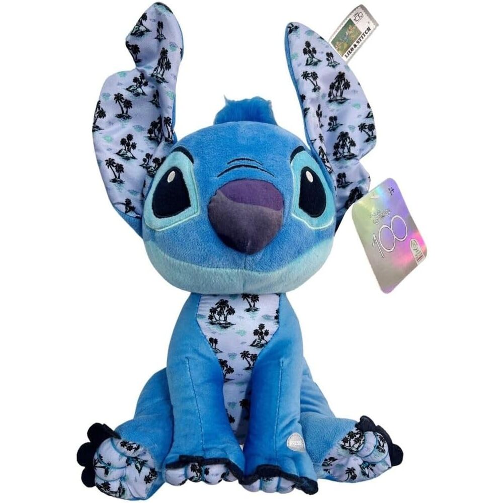 Disney 100th Anniversary Stitch sound plush toy 30cm