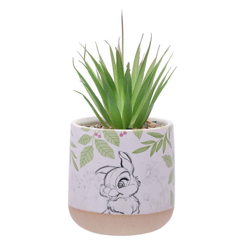 Set of 2 Disney Bambi & PanPan Potted Plants with Pebble Decoration and artificial plants