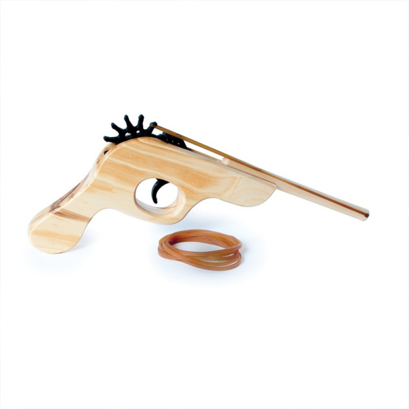 Retro Wooden Rubber Band Gun