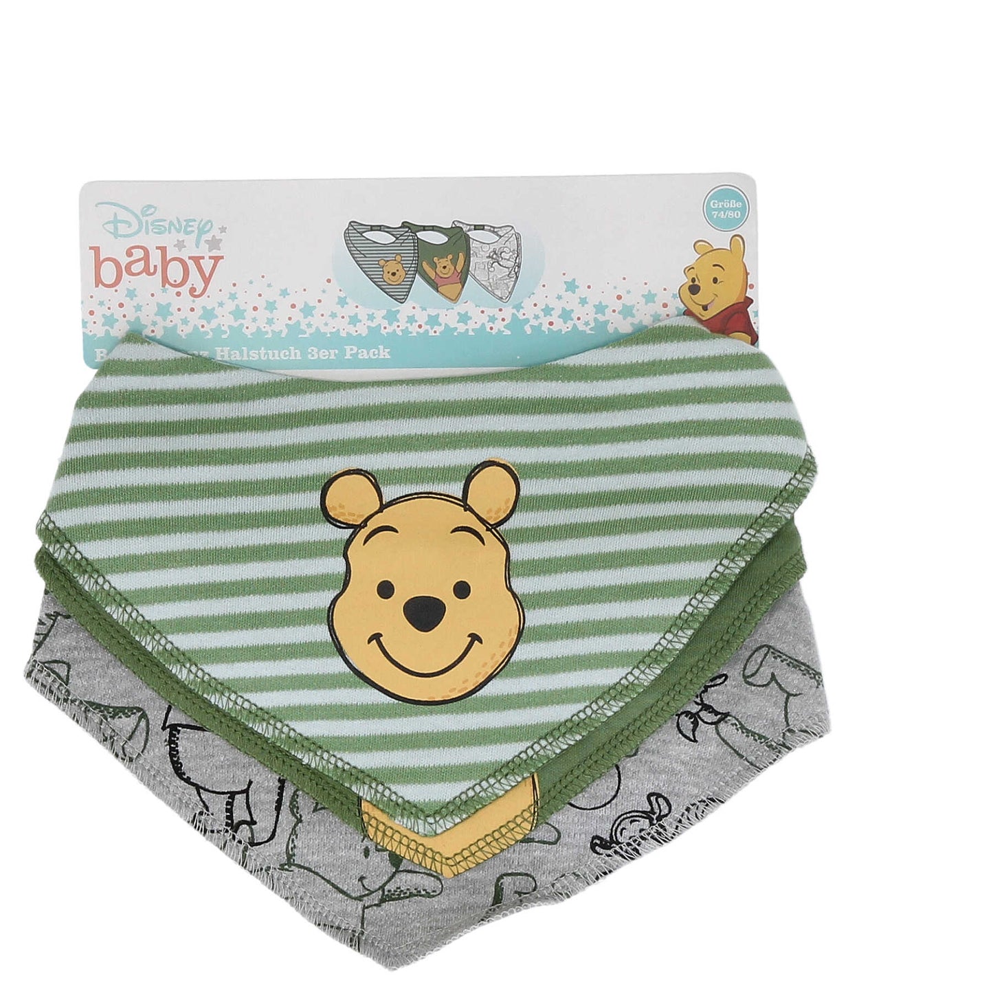 Winnie the Pooh Baby bibs 3 pack - Colour2  74cm-80cm