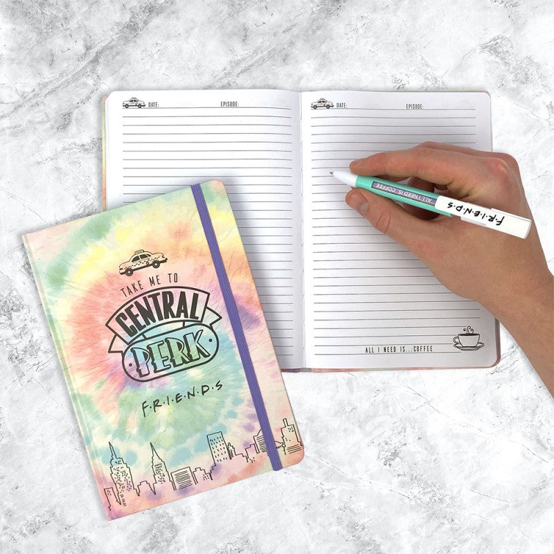 FRIENDS PASTEL NOTEBOOK and PEN SET for FRIENDS FANS