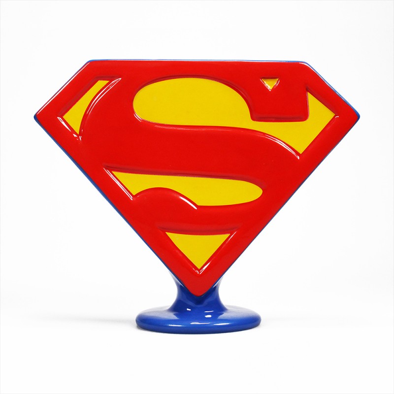 VASE SUPERMAN Logo for SUPERMAN Fans