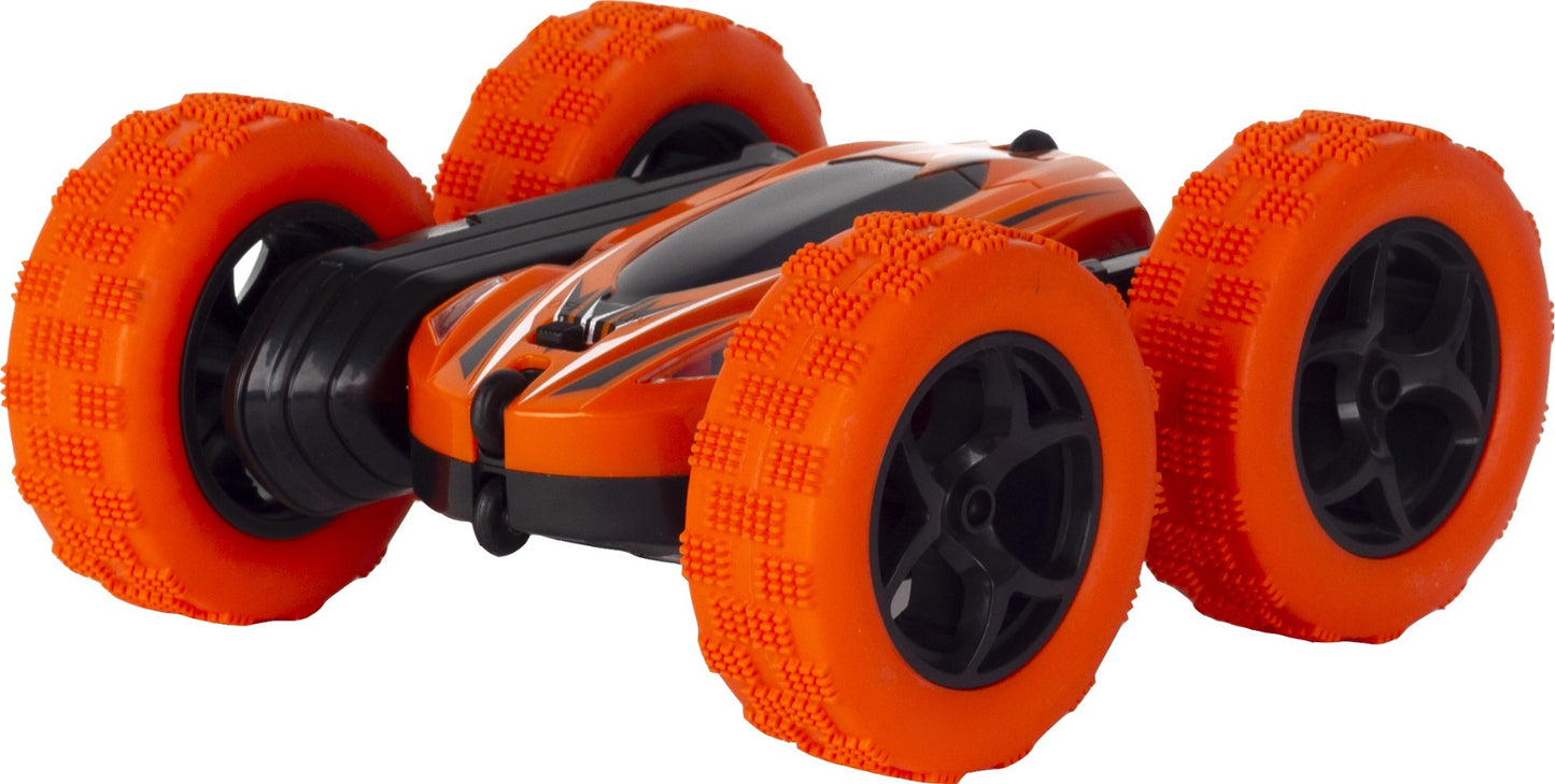 Jollity Remote Controlled Stunt Car Double-Side Roll Wonky Orange